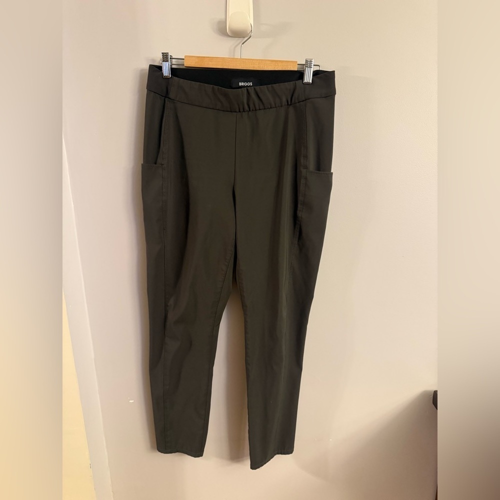 Briggs Pull-On Ankle Pants with Pockets – Black – Size Medium 🖤